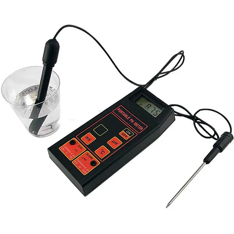 Medidor de temperatura portátil 3 em 1, testador de qualidade da água, ph/orp, medidor de temperatura, ferramenta com luz de fundo