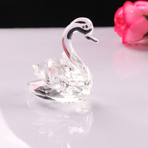 Vendita calda all'ingrosso produttore di cigno di cristallo della cina fabbricazione, cristallo di vetro cigno per i regali di nozze - Product Image 5