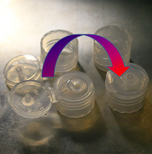 Dầu gội lotion chai ngón tay báo chí lật đĩa top cap lật tự động capper + nắp rung trung chuyển - Product Image 2