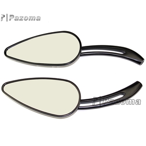 <span class=keywords><strong>Specchietti</strong></span> <span class=keywords><strong>Retrovisori</strong></span> Universali Cromati per Moto Harley Dyna Softail Sportster Custom, <span class=keywords><strong>Specchietti</strong></span> Laterali a Forma di Teschio - Product Image 4