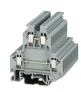 SUK-4/2-2 Phoenix Type UKK 2 Level Din Rail Terminal Block Screw Connector