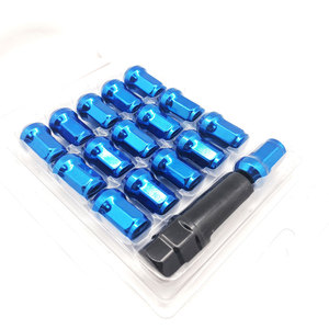 Wheelsky Factory Supply 4+2 Set M12 Steel Open-end Nut Locks Wheel Lug Nuts for Car Wheel Rims - Product Image 6