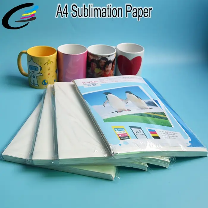 Papier de transfert de Sublimation de transfert de chaleur A4 100g Fullcolor