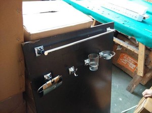 Accessoires de salle de bain modernes classiques 5PC Set Chrome Plated Eco-Friendly Wall-Mounted - Product Image 4