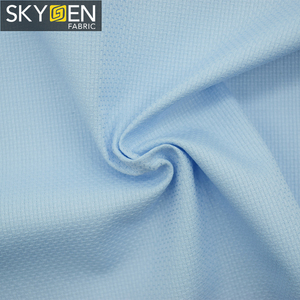 Vải áo sơ mi Skygen thiết kế mới, chất liệu mềm mại, màu trơn, 100% cotton, dệt dobby - Product Image 2