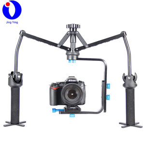 JingYing di alta qualità 6kg carico utile doppia maniglia videocamera <span class=keywords><strong>spider</strong></span> stabilizzatore per fotocamera - Product Image 4