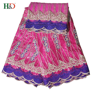 H & D Nouveau Style <span class=keywords><strong>Pas</strong></span> <span class=keywords><strong>Cher</strong></span> Haute Qualité Matériau En <span class=keywords><strong>Tissu</strong></span> <span class=keywords><strong>Bazin</strong></span> Riche <span class=keywords><strong>Tissu</strong></span> Avec la Meilleure Usine - Product Image 3