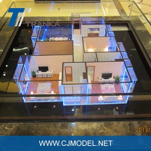 3D modelo de arquitectura interior/miniatura modelo de la casa para la venta - Product Image 3