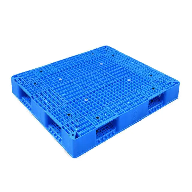 Paleta de plástico de doble cara, almacenamiento de gran resistencia, hdpe, apilable, tamaño europeo