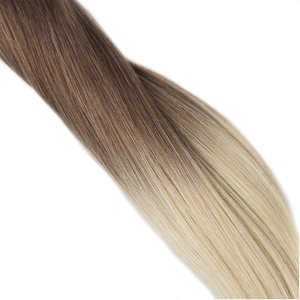 <span class=keywords><strong>Cheveux</strong></span> blonds Couleur De Bonne Qualité 8 # Devenant 60 Blonde Balayage Appliques Humano Fita Adesiva <span class=keywords><strong>Colle</strong></span> dans les <span class=keywords><strong>Cheveux</strong></span> - Product Image 2