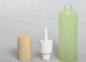 30g 50g 30 ml 50 ml 100 ml vuoto di bambù di legno del modello in plastica coperchio gelo verde bottiglia di crema di vetro vaso - Product Image 3
