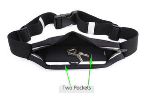 ÉCHANTILLON GRATUIT OEM Logo personnalisé Sac de taille étanche pour <span class=keywords><strong>smartphone</strong></span> Sac banane Sac de sport <span class=keywords><strong>Ceinture</strong></span> de course avec fenêtre ouverte transparente - Product Image 3