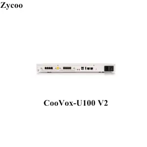 CooVox-U100 V2 hasta 500 extensiones 100 llamadas simultáneas Zycoo IP PBX