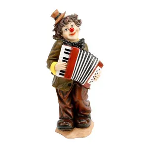 custom resin decorative figure clown