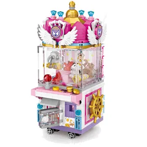 LOZ MINI BLOCO blocos de construção conjunto de brinquedo Navio pirata Ferris Wheel Rotary aeronaves Merry go round UFO CATCHER