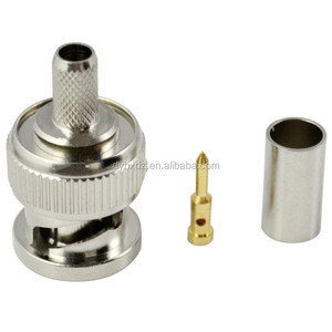 bnc זכר מלחץ מחבר כבל לrg58-rg142 rg400 rf מחבר - Product Image 2
