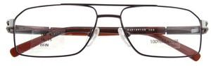 2015 el major calidad 100% titano optica montura/ marco de gafas de mado de color marrón muy popular con bajo precio de OEM - Product Image 2