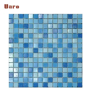 Azulejo-mosaico de mármol y vidrio para cocina, Azulejo de pared con diseño de mármol y vidrio, mural contra salpicaduras