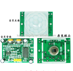 Chất lượng cao thăm dò HC SR501 con người hồng ngoại IR cảm biến PIR pyroelectric cảm biến Mô-đun cảm biến chuyển động HC-SR501 - Product Image 6