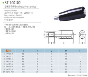 אספקת המפעל מותאם אישית bakite שחור ידיות מסתובב - Product Image 5