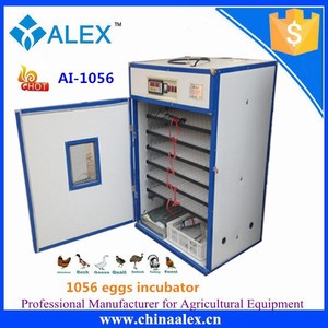 CE aprobado automático planta de pollos incubadora y huevo máquina de eclosión (1056 huevos incubadora) - Product Image 1