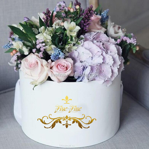 High quality paper round flower box