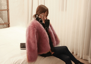 Vêtements d'extérieur en <span class=keywords><strong>fourrure</strong></span> artificielle pour femmes Veste en <span class=keywords><strong>fausse</strong></span> <span class=keywords><strong>fourrure</strong></span> de renard Manteau en <span class=keywords><strong>fausse</strong></span> <span class=keywords><strong>fourrure</strong></span> - Product Image 6