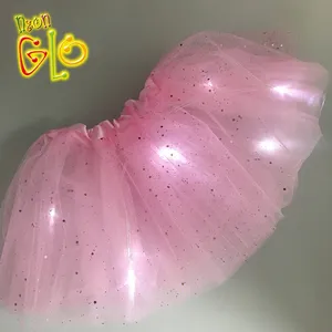 China supplier provide pink Led Tutu Skirts Ballet Skirts for girls