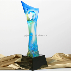 Chất lượng cao tùy chỉnh thiết kế mới <span class=keywords><strong>liuli</strong></span> màu men pha lê <span class=keywords><strong>Trophy</strong></span> - Product Image 1