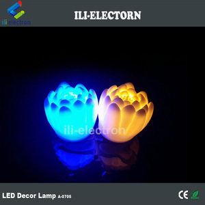 رائعة المعطي لون اللوتس زهرة led متوهجة الجدول مصابيح الديكور - Product Image 5