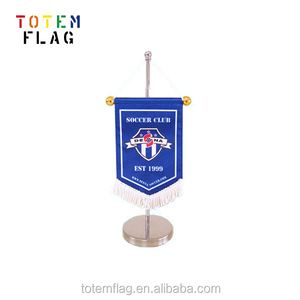 Bandiera da tavolo con stampa a sublimazione termica/bandiera da tavolo in poliestere personalizzata - Product Image 3