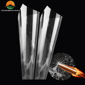 2/4/6/8/12 Mil Security Transparent Tint <strong>Film</strong> Explosion Proof <strong>Safety</strong> <strong>Glass</strong> Protective <strong>Film</strong> - Product Image 1