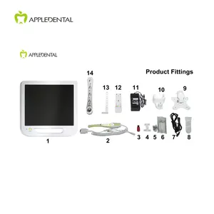 Câmera intraoral do monitor lcd dental, com usb/vga