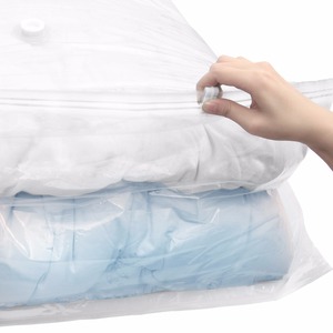 Amazon caliente <span class=keywords><strong>Jumbo</strong></span> edredón sello de vacío espacio gran cubo plana bolsa de almacenamiento vacío para edredón Doble - Product Image 5