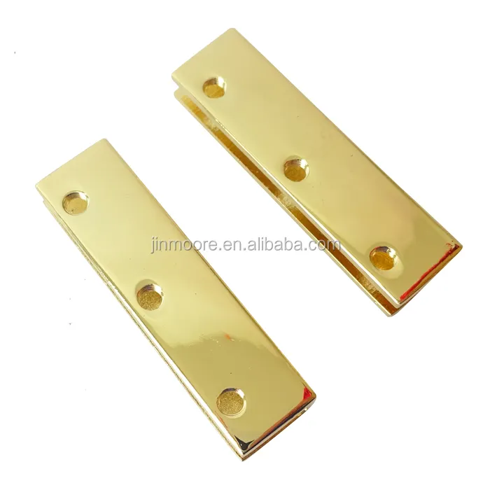 BZE09 Piazza Rivetti A Vite Piedi Borsa, Strap End Coda Clip Placcatura In Oro