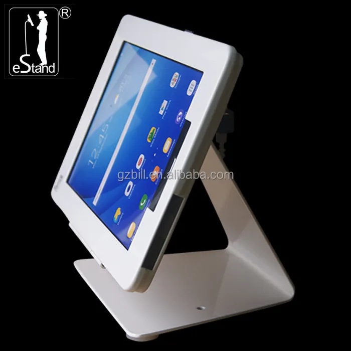 eStand BR24012R aluminum android 10.1 inch tablet counter frame anti theft for galaxy enclosure