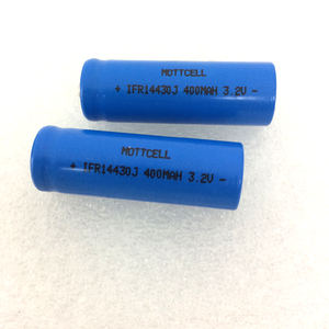 Lifepo4 célula solar IFR14430J 400 mAh <span class=keywords><strong>3</strong></span>.<span class=keywords><strong>2</strong></span> V de litio li-ion - Product Image 1