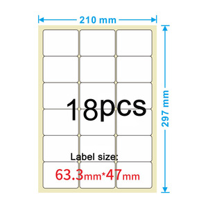 <span class=keywords><strong>A4</strong></span> <span class=keywords><strong>etichette</strong></span> di Indirizzo fogli da 4 <span class=keywords><strong>etichette</strong></span> per foglio - Product Image 5