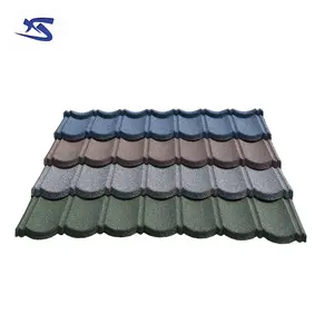 Heat resistant corrugated tata steel roof sheet price stone coated roofing in india