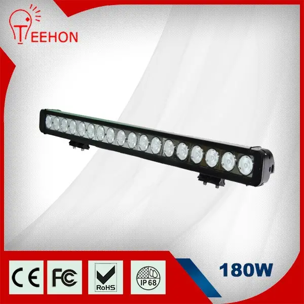 Guangzhou venta llevó la barra para el coche, llevó la barra ligera 180 w, 30 pulgadas LED Light Bar