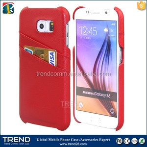 2016 nuevo producto solt de tarjeta de crédito de la pu slim case para s6 - Product Image 2