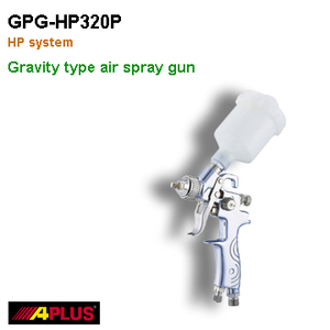 Pistola de Pulverización por Gravedad GPG-HP320P Personalizable OEM, Capacidad de la Taza de 125cc, Múltiples Tamaños de Boquilla (0.5-1.2mm), Certificación ISO9001 - Product Image 1