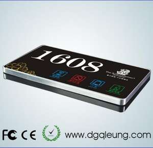 ป้ายประตูอิเล็กทรอนิกส์ LED ของโรงแรม, ระบบแสดงหมายเลขห้อง TASRDC พร้อมระบบกดเรียกพนักงานแบบสัมผัส ป้ายประตูสำนักงาน QL-E2 - Product Image 5