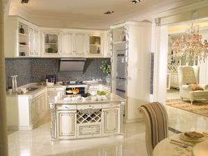 Tocador de baño tallado a mano de Color blanco de estilo romano, gabinete de lavado de vanitario clásico europeo con lavabos dobles - Product Image 3
