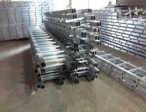 Échelle simple droite en aluminium de 2 m, 3 m, 4 m, 5 m, 6 m, échafaudage - Product Image 3