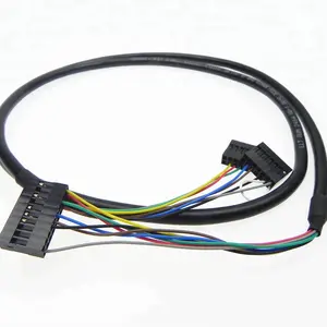 Disesuaikan Dupont 10pin 14 Pin 20pin Konektor Lvds Kabel Harness Rakitan untuk Mobil Stereo