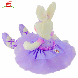 15-Inch Originale Pourpre Adorable Peluche Ballerine <span class=keywords><strong>Lapin</strong></span> Animal En Peluche <span class=keywords><strong>Lapin</strong></span> Poupée - Product Image 4