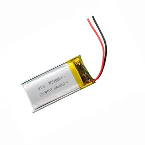 utra thin 601225 3.7V lipo battery for headset earphone