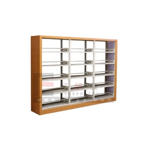 Modern School <strong>Library</strong> Furniture Double Sided Book Shelf - Product Image 6