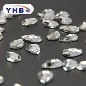 YHB Nail Decorative New Water Drop Hotfix or Non Hotfix Rhinestones